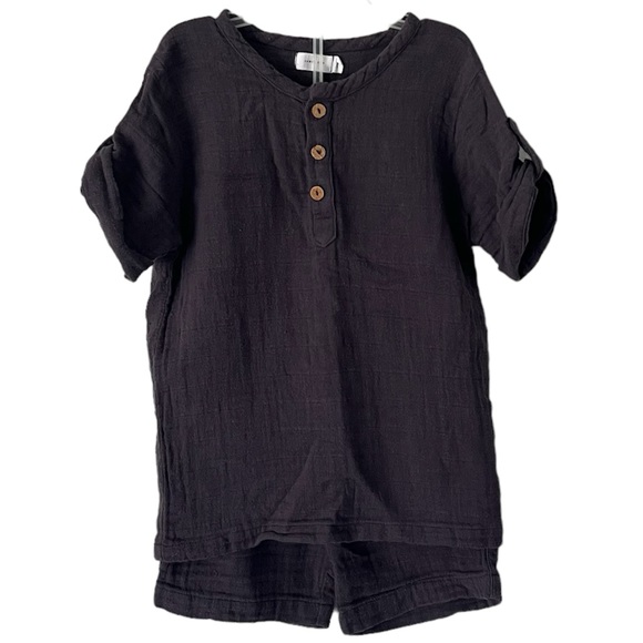 Jamie Kay Navy Sammie Top & Lily Shorts Set Size 5 - Picture 1 of 8